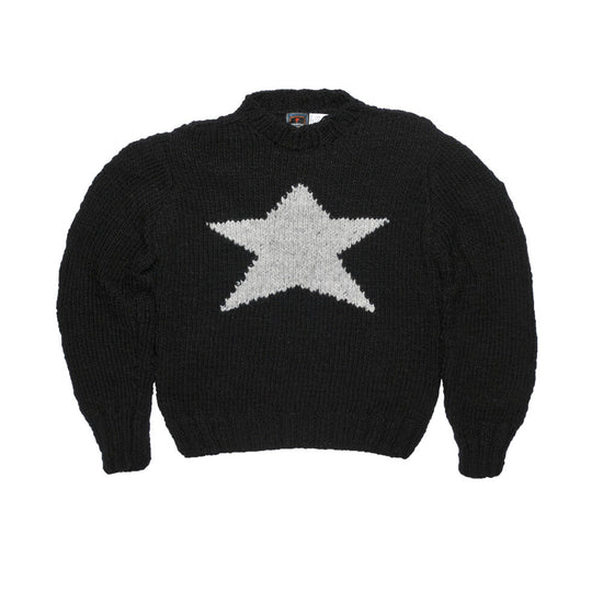 Star Pullover - Black x Pearl Grey
