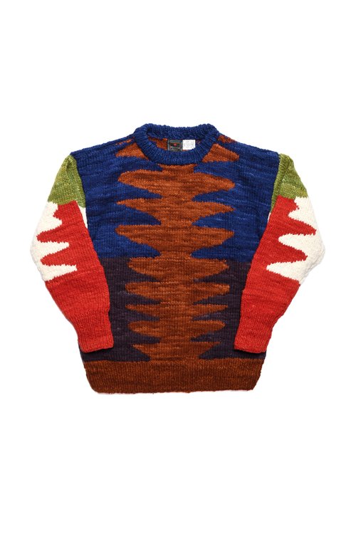 Wiggly Pullover - Red Rust