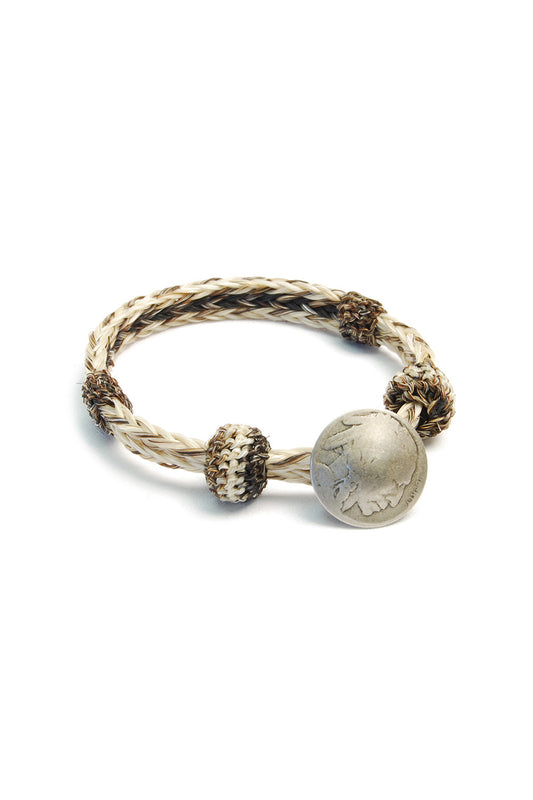 Concho Bracelet - #10 NAT/ BLK XNAT