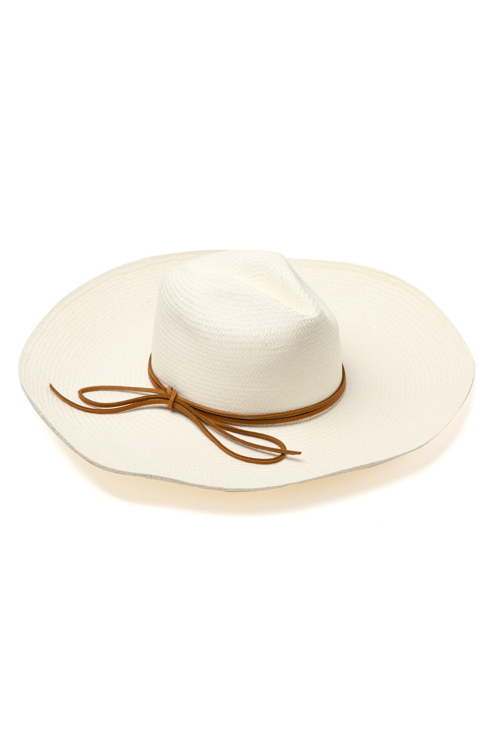 Llano Cuenca Fedora Ala Grande - Blanco