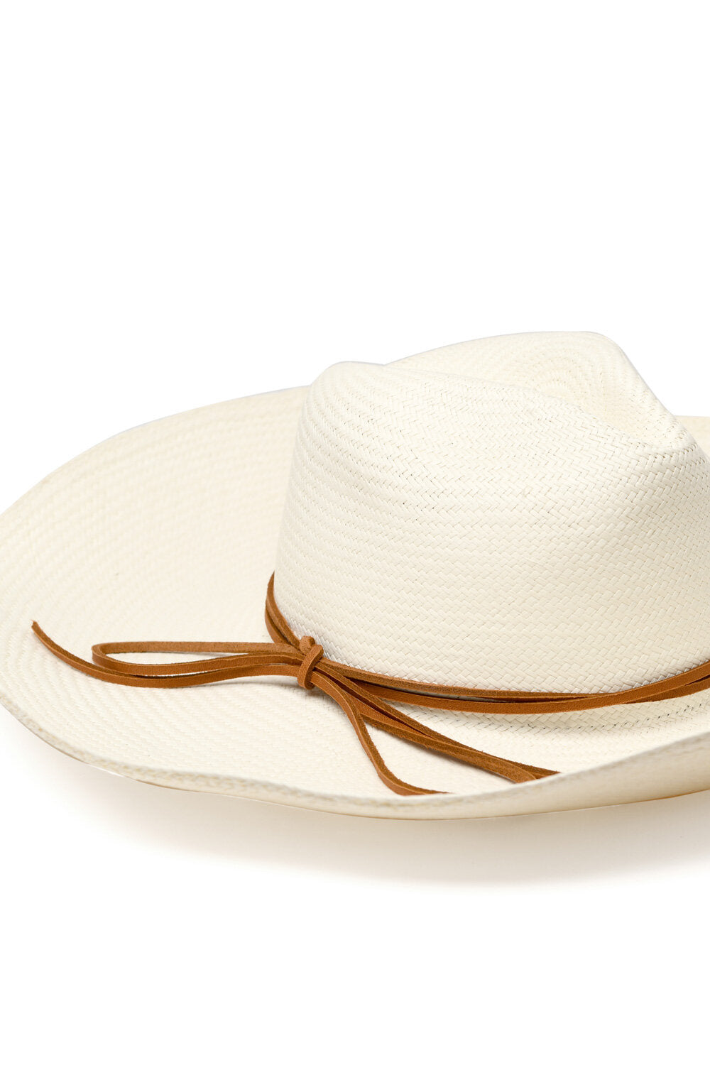 Llano Cuenca Fedora Ala Grande - Blanco